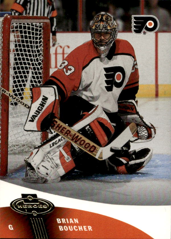 BRIAN BOUCHER 00-01 UD Heroes