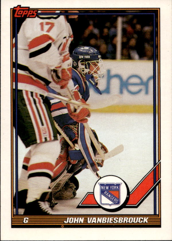 JOHN VANBIESBROUCK 91-92 Topps