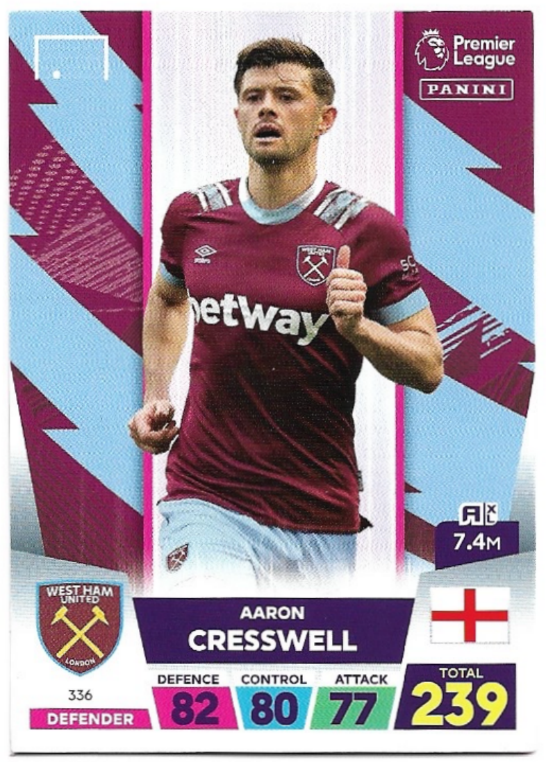 AARON CRESSWELL 2023 Panini Adrenalyn XL Premier League