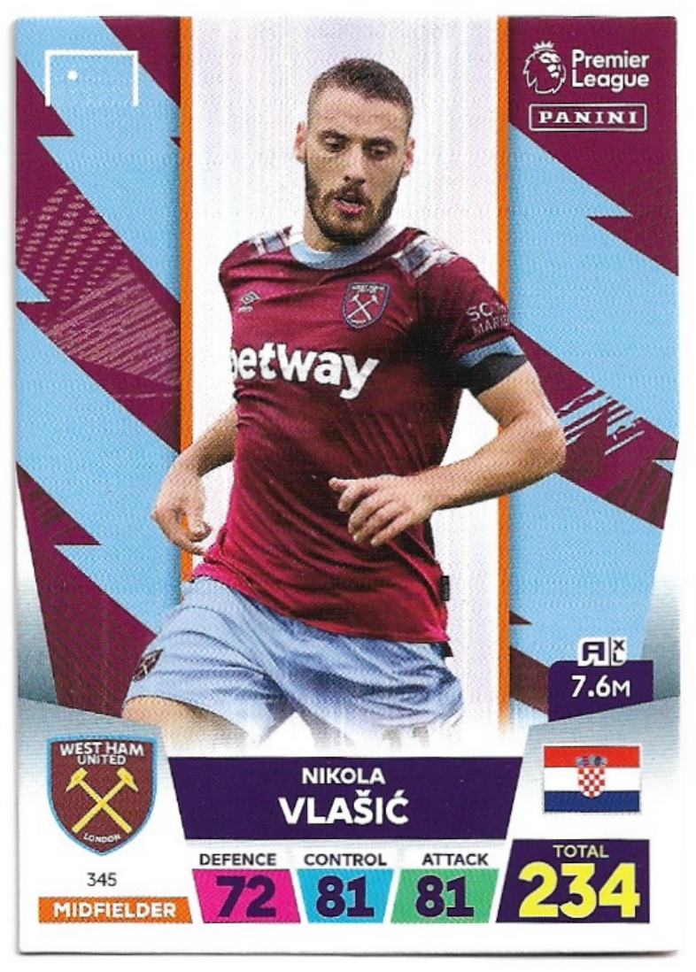 NIKOLA VLASIC 2023 Panini Adrenalyn XL Premier League