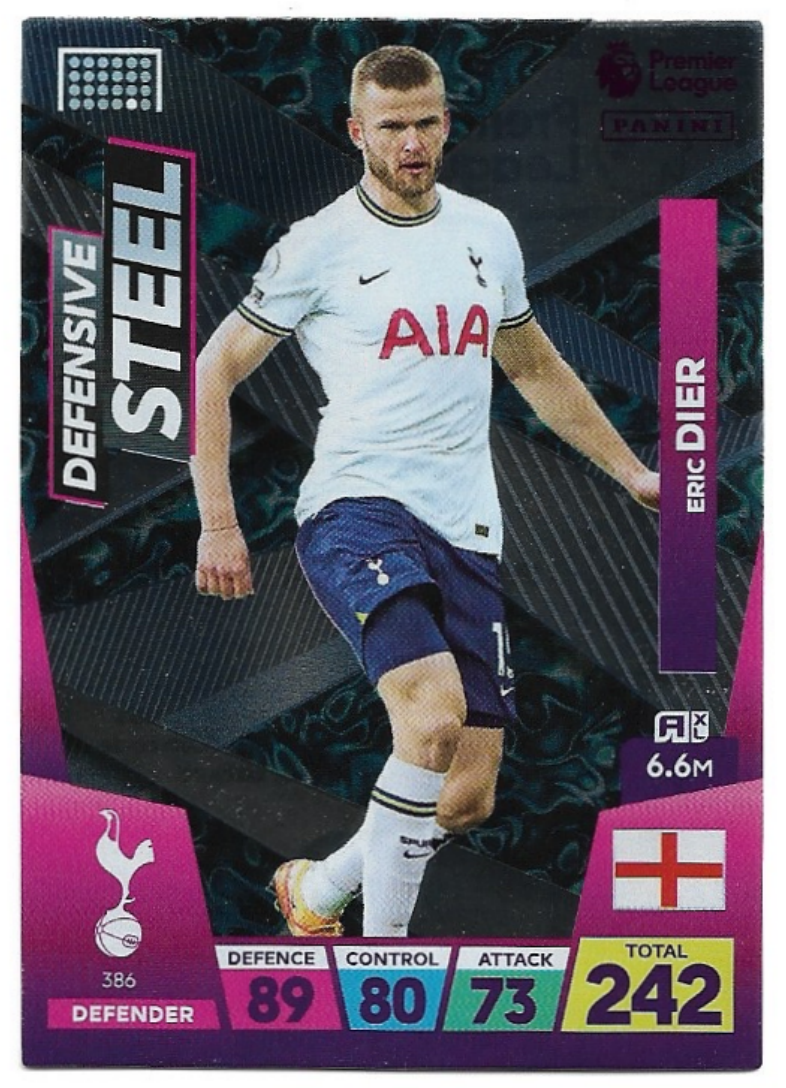 Defensive Steel ERIC DIER 2023 Panini Adrenalyn XL Premier League