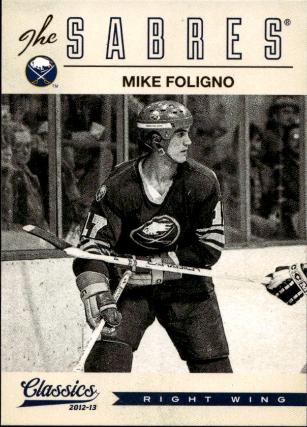 MIKE FOLIGNO 12-13 Panini Classics Signatures