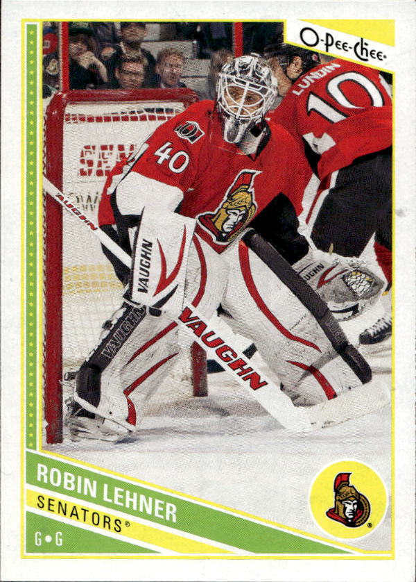 ROBIN LEHNER 13-14 UD O-Pee-Chee OPC (horší povrch zezadu)