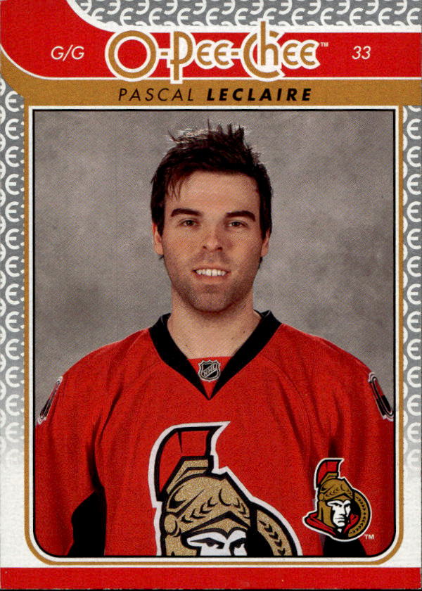 PASCAL LECLAIRE 09-10 UD O-Pee-Chee OPC