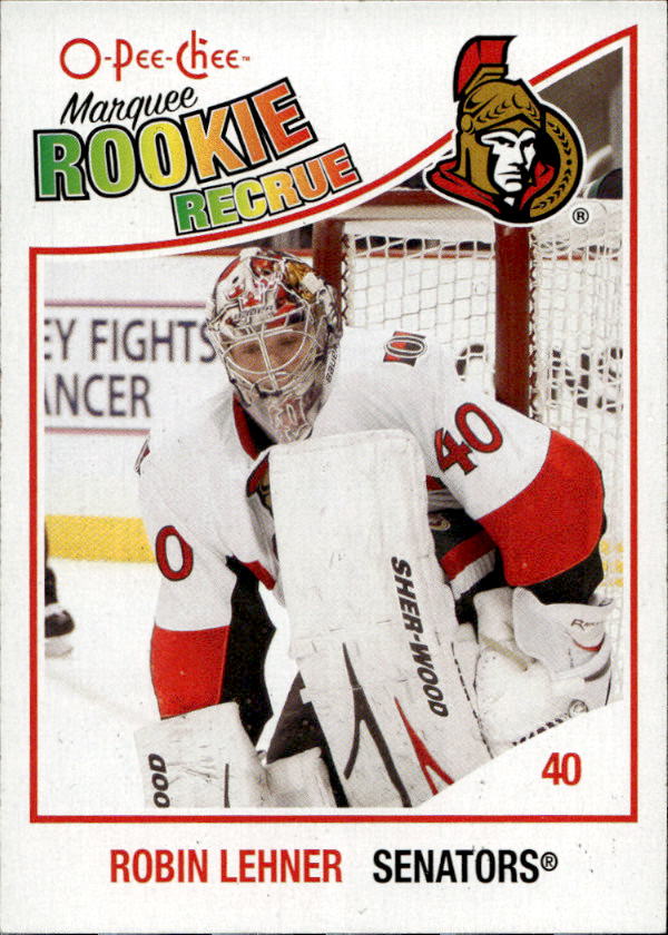 Rookie Marquee Rookie ROBIN LEHNER 10-11 UD O-Pee-Chee OPC