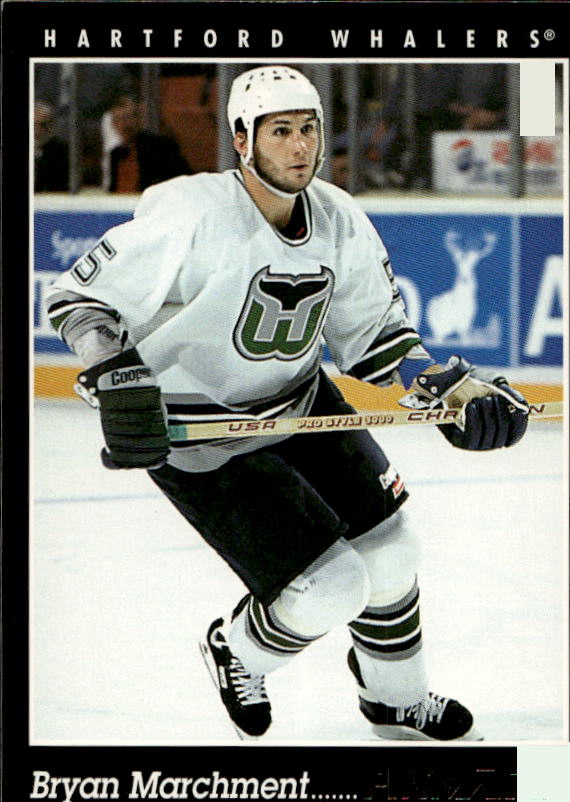 BRYAN MARCHMENT 93-94 Pinnacle French (lehce světlé růžky)