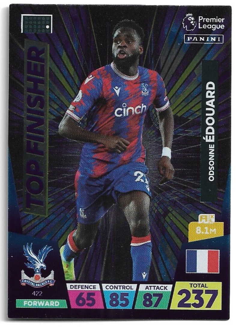 Top Finishers ODSONNE EDOUARD 2023 Panini Adrenalyn XL Premier League