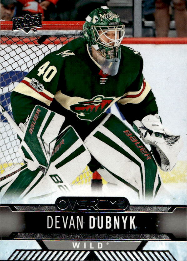 DEVAN DUBNYK 17-18 UD Overtime Hockey
