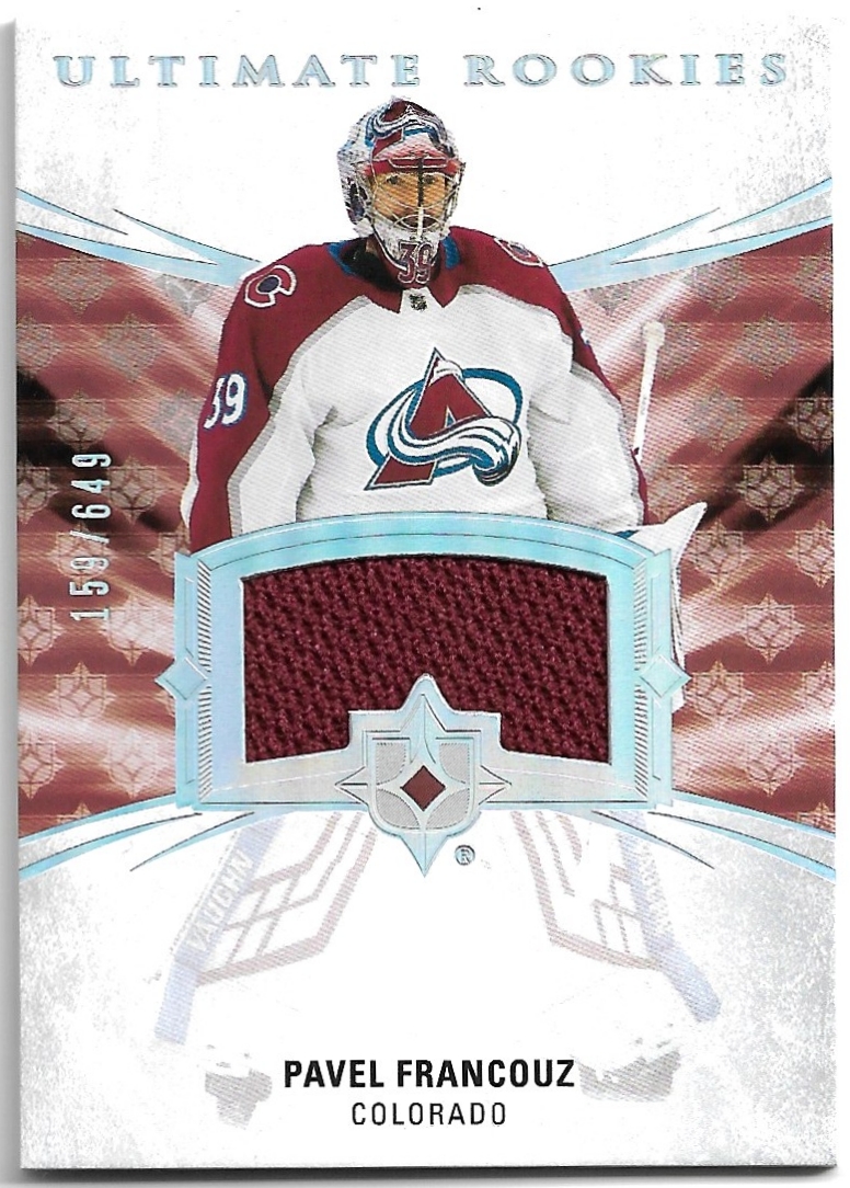Jersey Ultimate Rookies PAVEL FRANCOUZ 20-21 UD Ultimate Collection /649