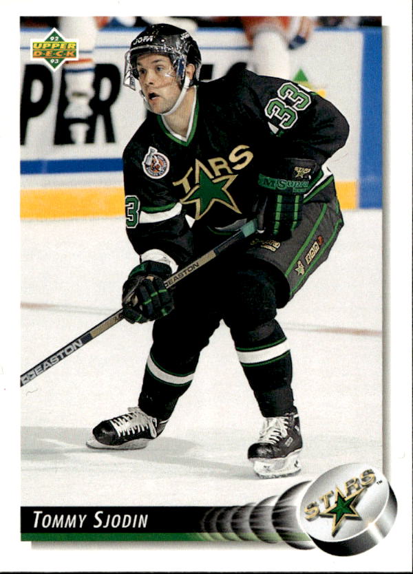 TOMMY SJODIN 92-93 Upper Deck