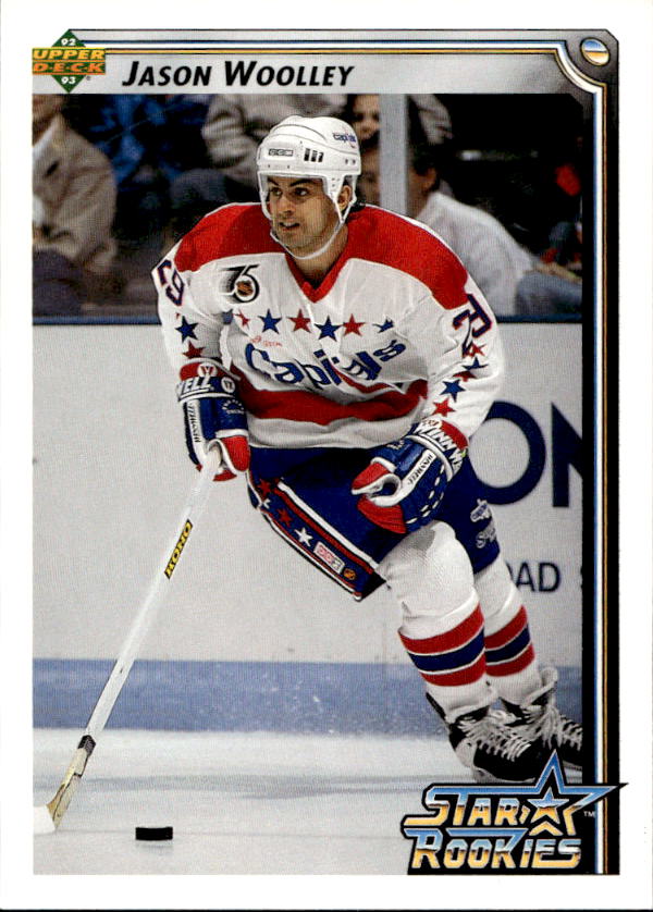 Rookie Star Rookies JASON WOOLLEY 92-93 Upper Deck
