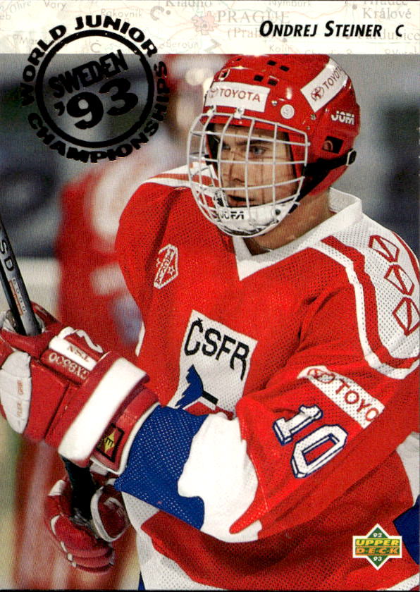 World Juniors Championships ONDŘEJ STEINER 92-93 Upper Deck
