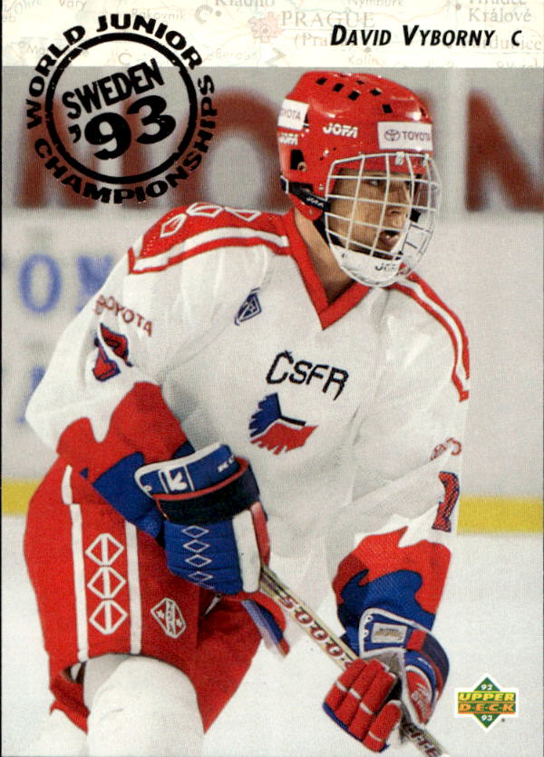 World Juniors Championships DAVID VÝBORNÝ 92-93 Upper Deck