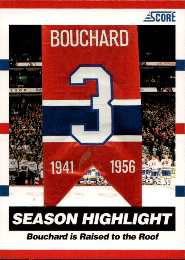 Season Highlight BUTCH BOUCHARD MONTREAL CANADIENS 10-11 Panini Score