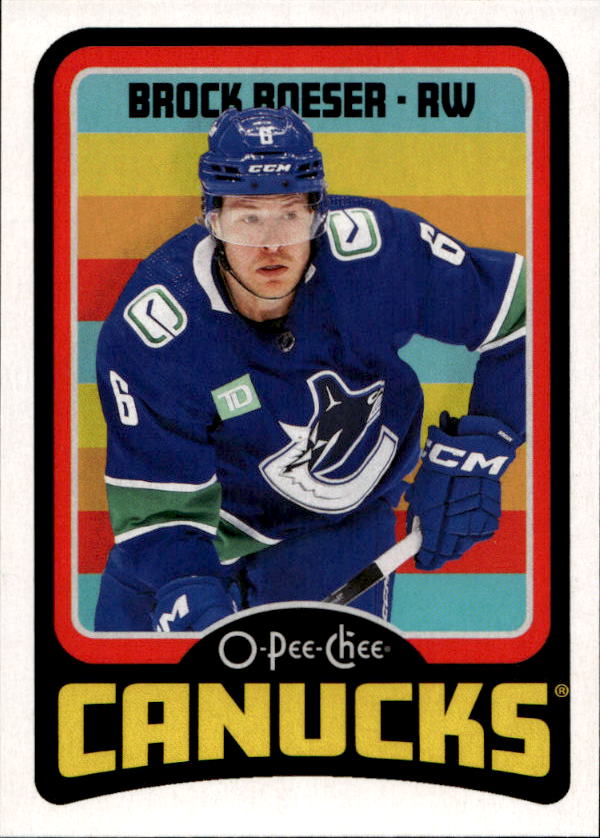 Retro BROCK BOESER 24-25 UD O-Pee-Chee OPC