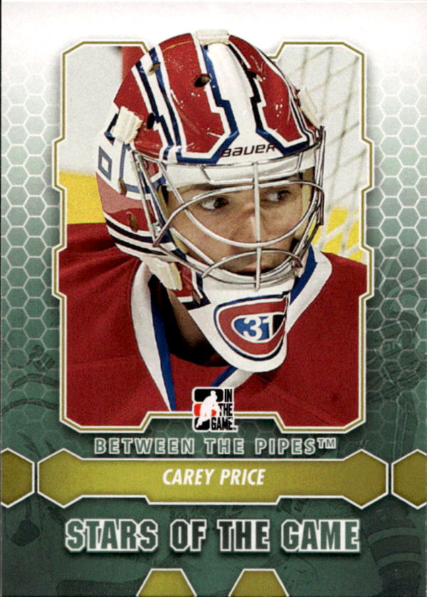 Stars of the Game CAREY PRICE 12-13 In the Game Between the Pipes