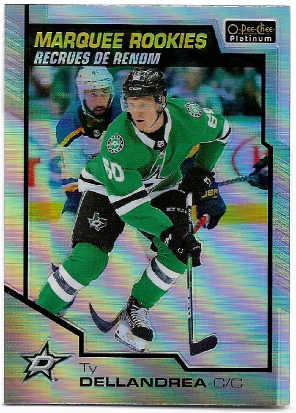 Marquee Rookies Rainbow TY DELLANDREA 20-21 UD O-Pee-Chee OPC Platinum