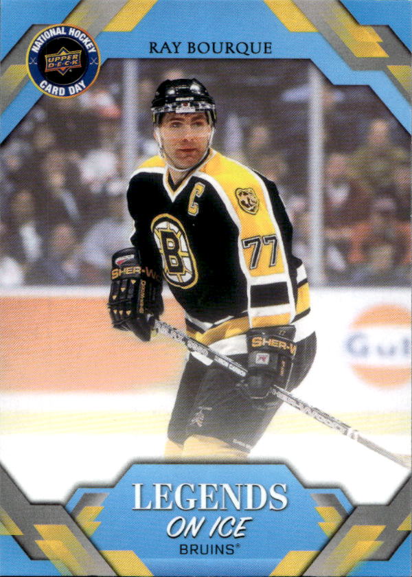 Legends on Ice RAY BOURQUE 2026 UD National Hockey Card Day