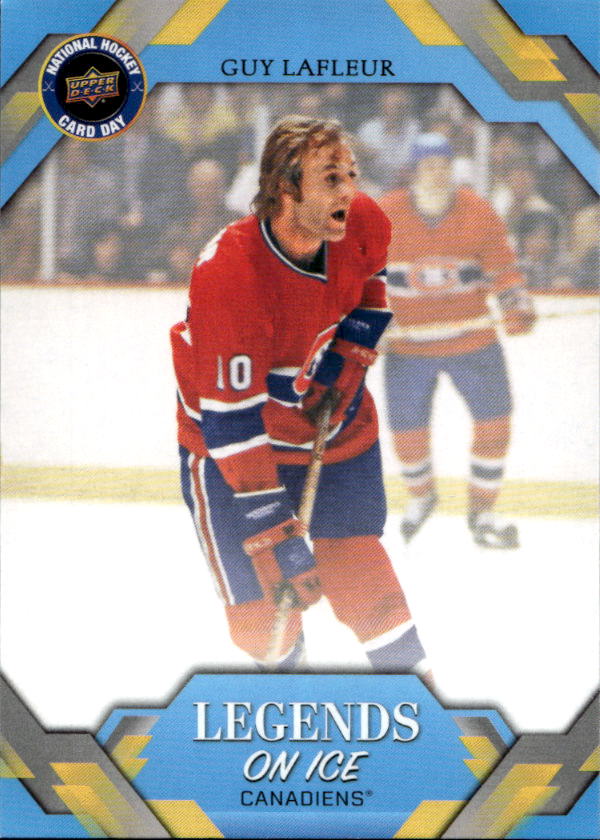 Legends on Ice GUY LAFLEUR 2026 UD National Hockey Card Day