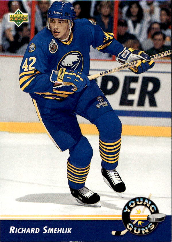Rookie Young GUNS RICHARD ŠMEHLÍK 92-93 Upper Deck