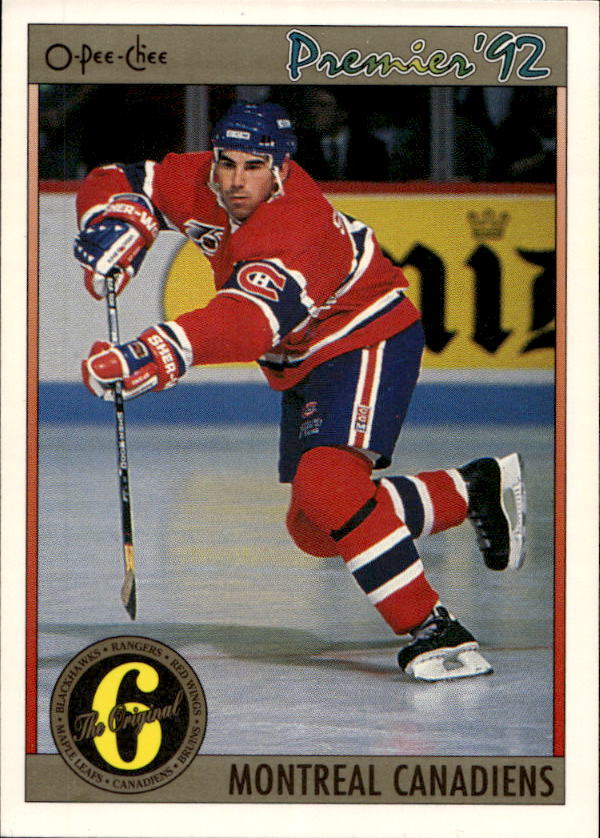 Checklist MATHIEU SCHNEIDER/MONTREAL CANADIENS 91-92 O-Pee-Chee Premier