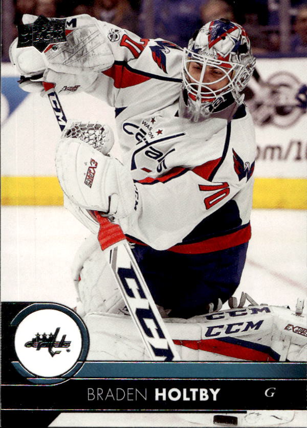 BRADEN HOLTBY 17-18 UD Series 1 (lehce světlé horní růžky)