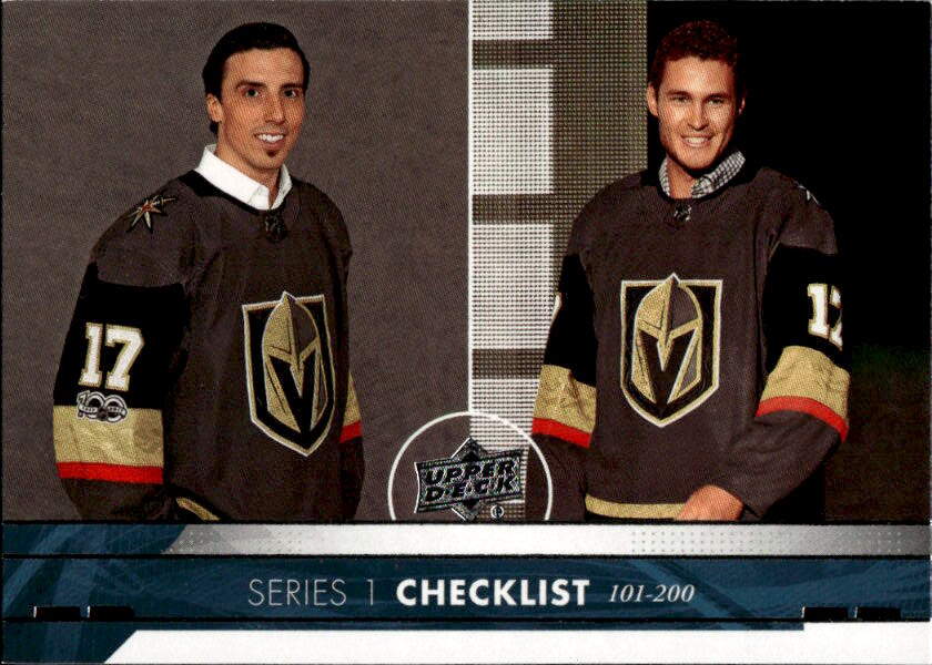 Checklist MARC-ANDRE FLEURY/BRAYDEN MCNABB 17-18 UD Series 1