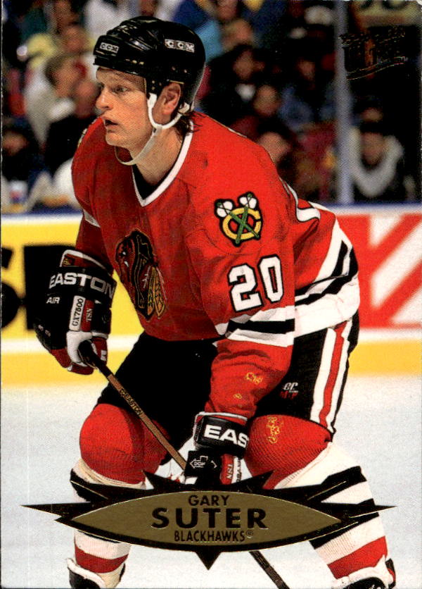 GARY SUTER 95-96 Fleer Ultra (špatný roh)