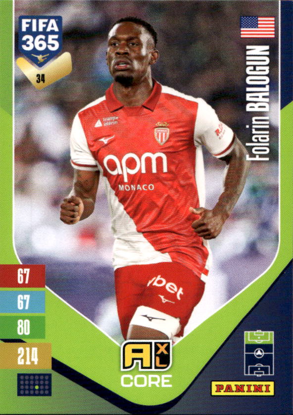 FOLARIN BALOGUN 2027 Panini FIFA 365