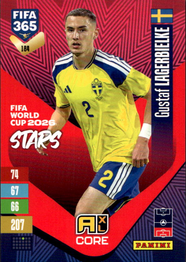 Fifa World Cup 2026 Stars GUSTAF LAGERBIELKE 2027 Panini FIFA 365