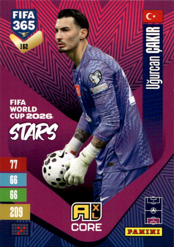 Fifa World Cup 2026 Stars UGURCAN CAKIR 2027 Panini FIFA 365
