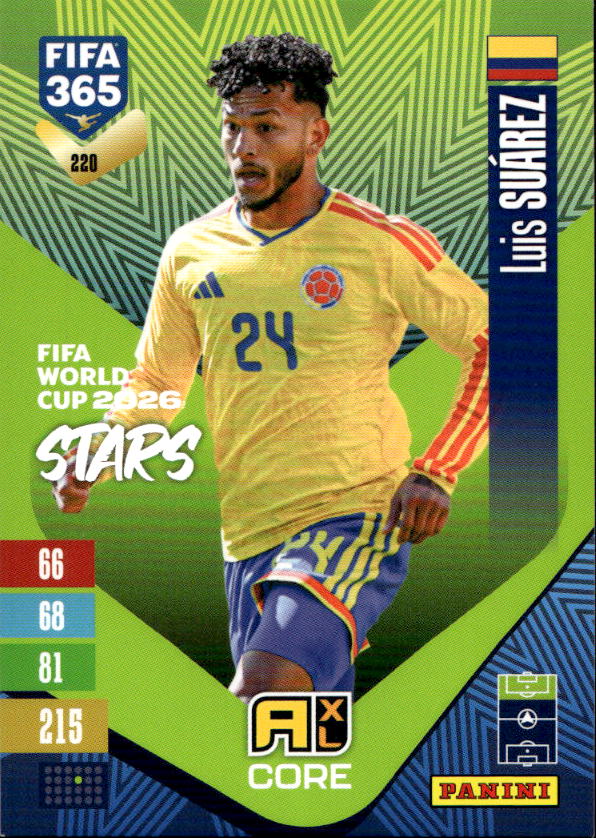 Fifa World Cup 2026 Stars LUIS SUAREZ 2027 Panini FIFA 365