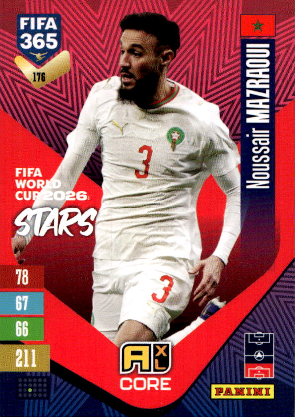 Fifa World Cup 2026 Stars NOUSSAIR MAZRAOUI 2027 Panini FIFA 365