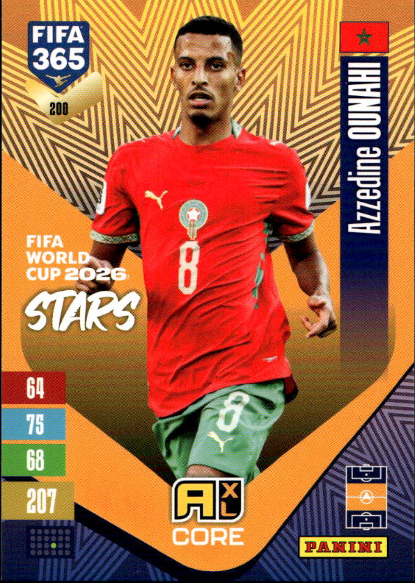 Fifa World Cup 2026 Stars AZZEDINE OUNAHI 2027 Panini FIFA 365