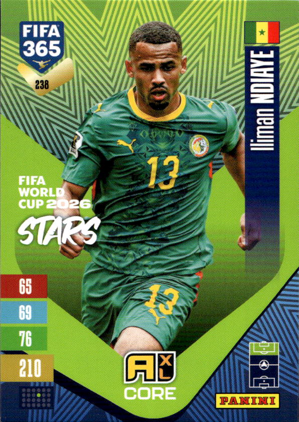 Fifa World Cup 2026 Stars ILIMAN NDIAYE 2027 Panini FIFA 365
