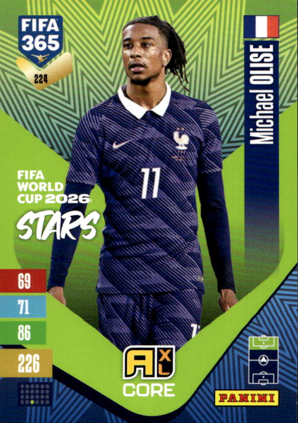 Fifa World Cup 2026 Stars MICHAEL OLISE 2027 Panini FIFA 365
