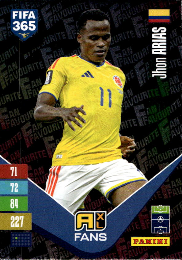 Fan Favourite JHON ARIAS 2027 Panini FIFA 365