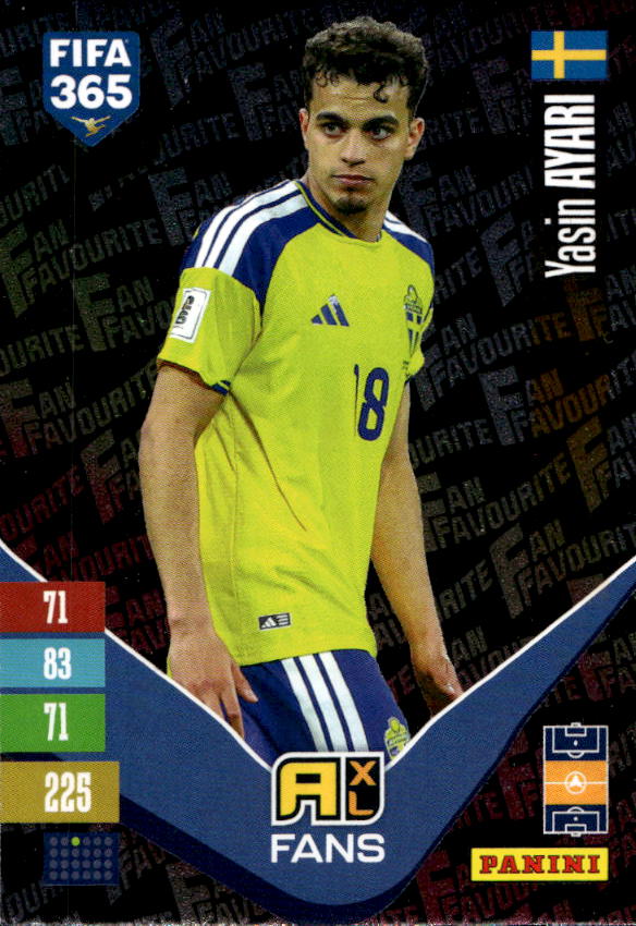 Fan Favourite YASIN AYARI 2027 Panini FIFA 365