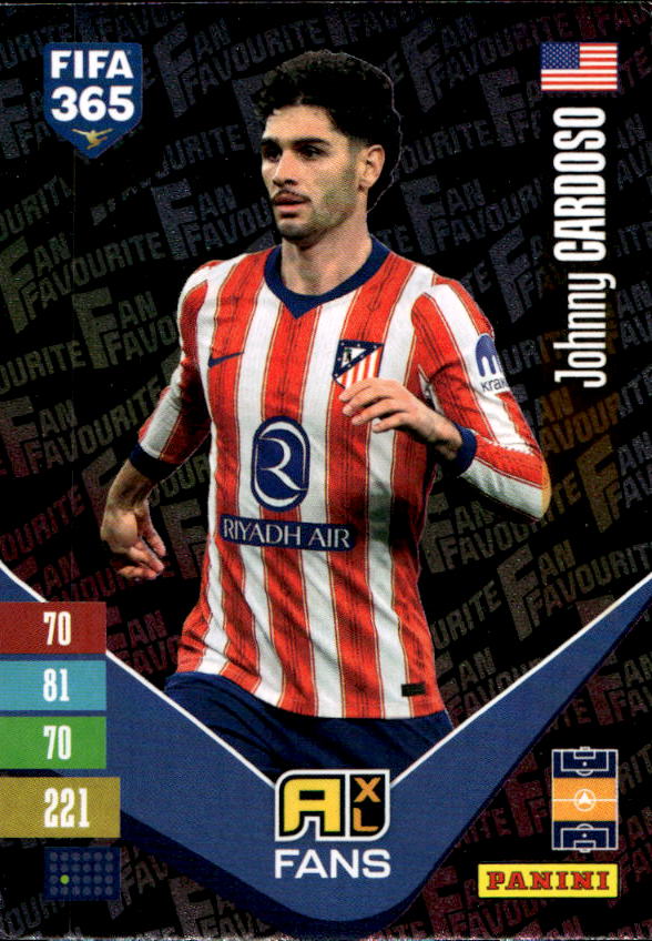 Fan Favourite JOHNNY CARDOSO 2027 Panini FIFA 365
