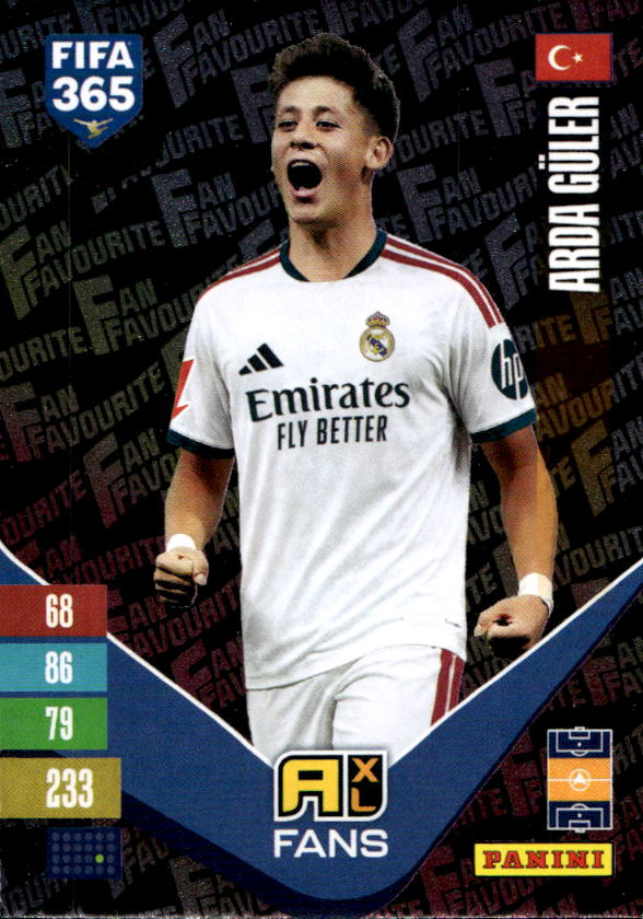 Fan Favourite ARDA GULER 2027 Panini FIFA 365