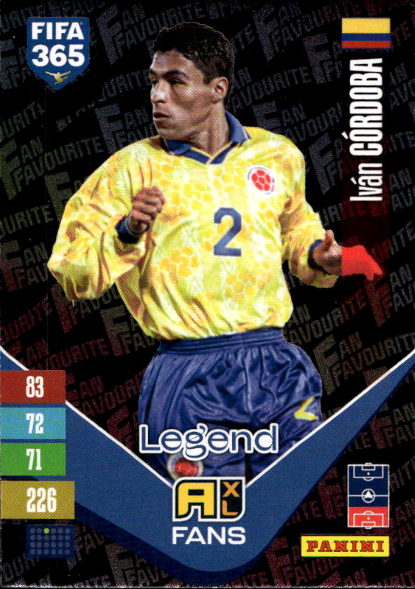 Legend Fan Favourite IVAN CORDOBA 2027 Panini FIFA 365