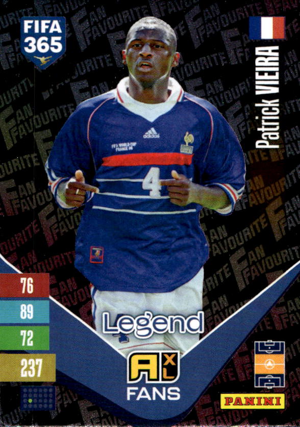 Legend Fan Favourite PATRICK VIEIREA 2027 Panini FIFA 365
