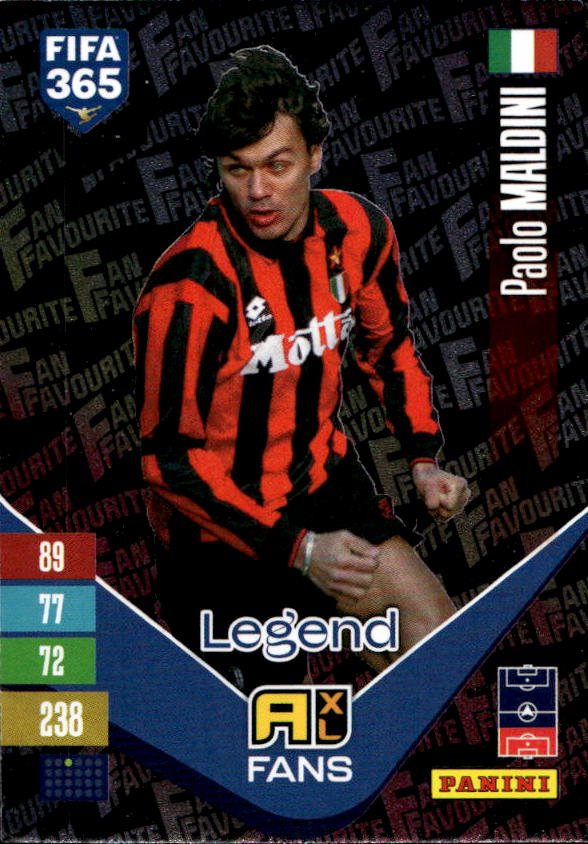 Legend Fan Favourite PAOLO MALDINI 2027 Panini FIFA 365