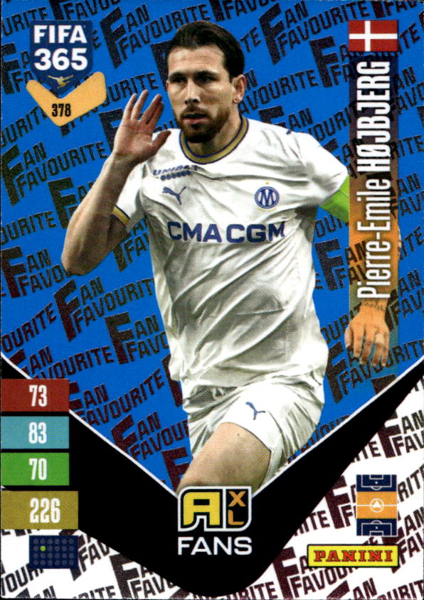 Blue Fan Favourite PIERRE-EMILE HOJBJERG 2027 Panini FIFA 365