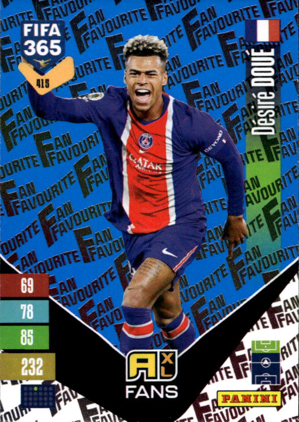Blue Fan Favourite DESIRE DOUE 2027 Panini FIFA 365