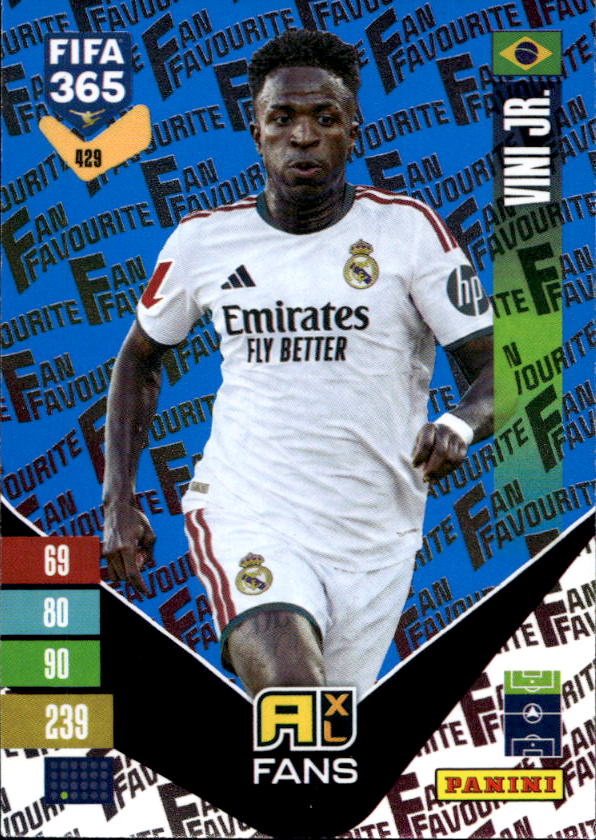 Blue Fan Favourite VINI JR. 2027 Panini FIFA 365