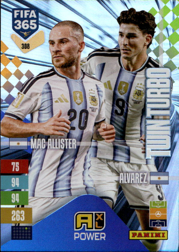 Twin Turbo MAC ALLISTER/ALVAREZ 2027 Panini FIFA 365