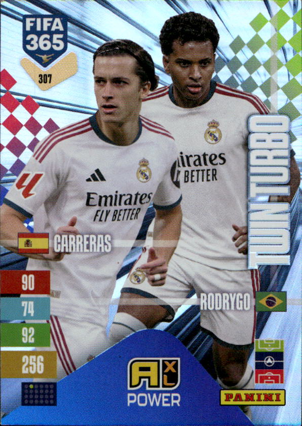 Twin Turbo CARRERAS/RODRYGO 2027 Panini FIFA 365