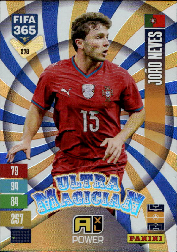 Ultra Magician JOAO NEVES 2027 Panini FIFA 365