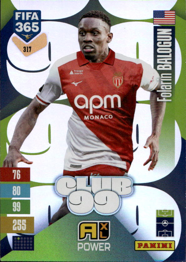 Club 99 FOARIN BALOGUN 2027 Panini FIFA 365